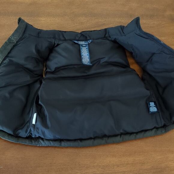 Polo RALPH LAUREN Boys Kids Jacket Vest Coat Duck Down Puffer VEST size 18M - Picture 3 of 6